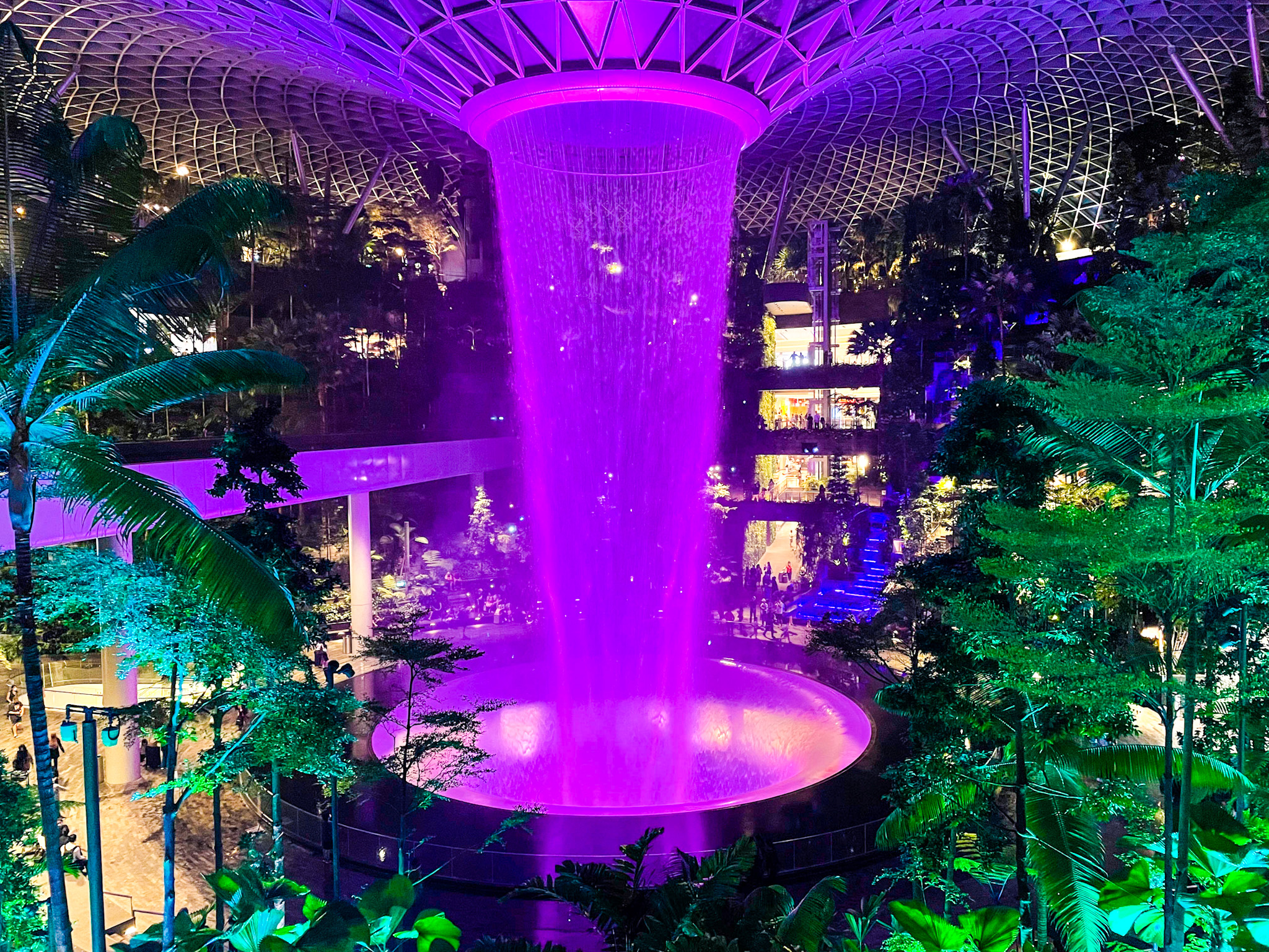 We spent 20 hours in the Singapore Airport